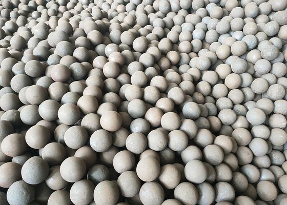 高品質 52-65 HRC 鍛造鋼研削ボール 40 ミリメートル 50 ミリメートル鉄鍛造研削ボール